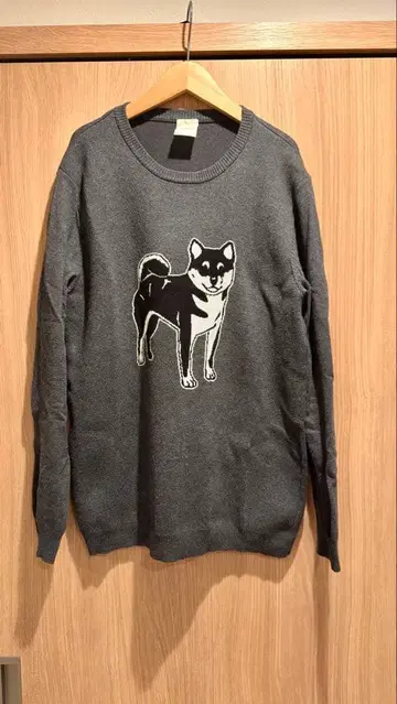 빔즈 fLAnsisCA 시바견 블랙 스웨터