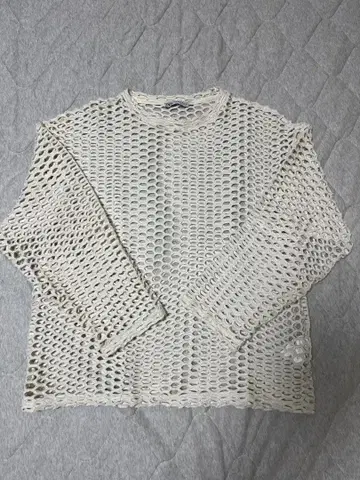 ZARA 메쉬 니트 풀오버