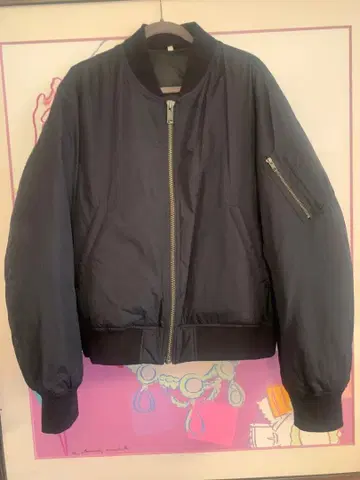 무지 라보 2024 MA-1 다운 블랙 새상품급 중고