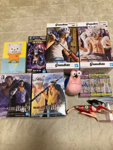 Grandista 루피 & 로우 피규어 세트 덤 포함