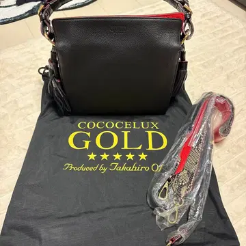 COCOCELUX GOLD 블랙 숄더백