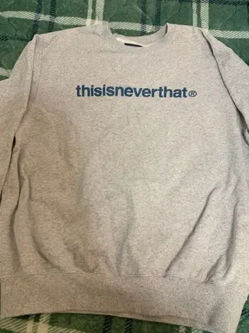 thisisneverthat 그레이 XL 트레이닝복