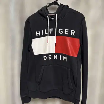 타미힐피거 데님 후드티 S/M 네이비