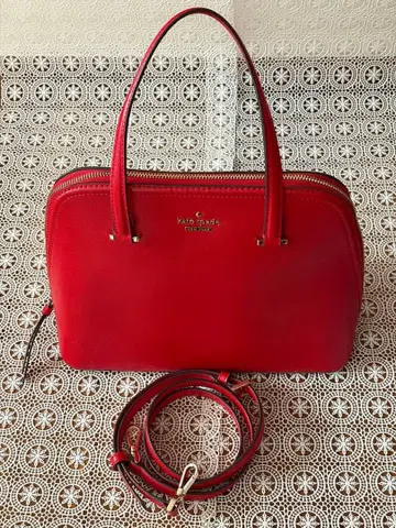 케이트 스페이드 2way 숄더&핸드백 빨간색