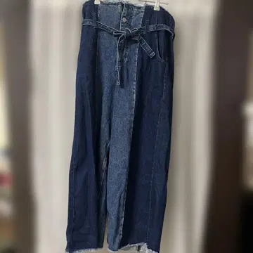 ZARA BASIC DENIM 다크 블루 라이트 블루 데님 팬츠