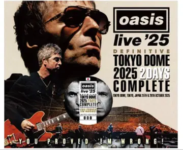 oasis DEFINITIVE TOKYO DOME 2025 미개봉