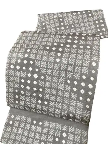 A14 일품 후쿠로 오비 시보리 하토바 이로 라칸 아리 기모노