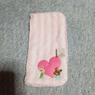 더 베어 스쿨 스트라이프 파우치