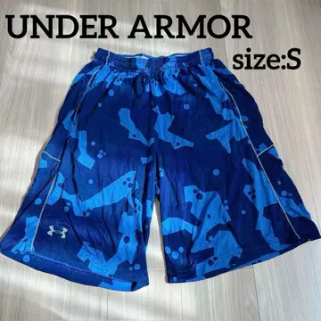 언더아머 루즈핏 히트 카모 패턴 S 사이즈 하프 팬츠