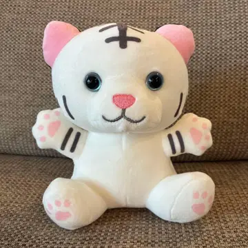 도부 동물공원 화이트 타이거 봉제 인형 복권