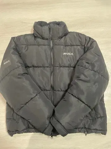 RVCA 블랙 다운 자켓