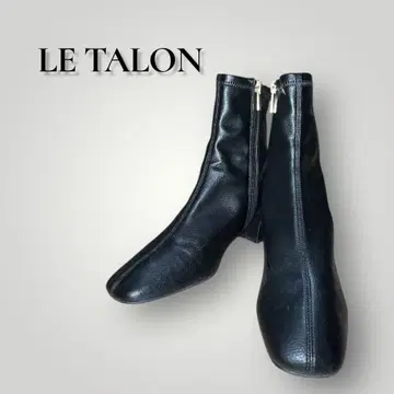 미사용급 LE TALON 5cm 스퀘어토 핏 숏부츠