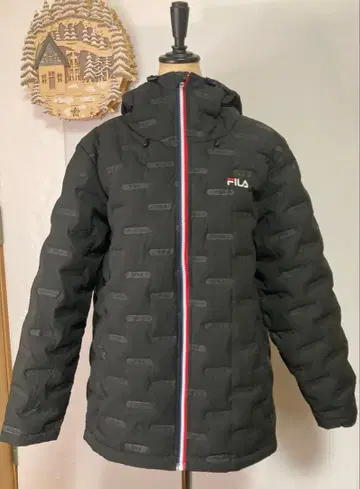 [FILA] 여성용 알루미늄 프린트 패딩 자켓 방한 발수 가공 경량 L