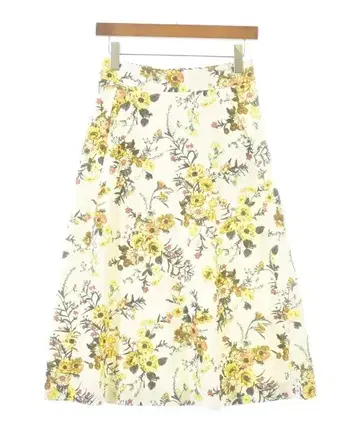 르 쿠르 블랑 롱 맥시 길이 스커트 여성용