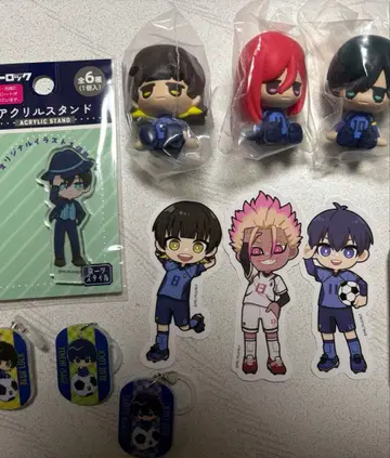 블루 록 다이소 아크릴 스탠드 스티커