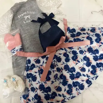 의류만 Francfranc 리카짱 리카짱 의류 에이프런 냄비 집게