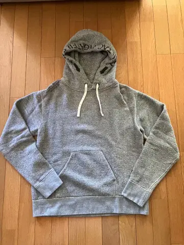 주말 한정판 가격 인하 AVIREX 그레이 후드티 후드 부착