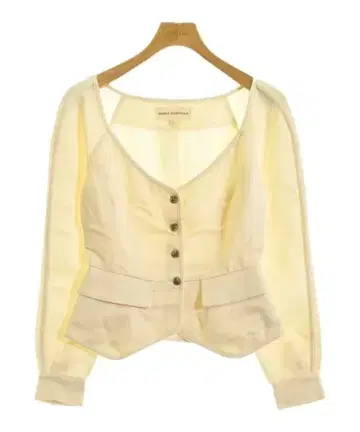 MARA HOFFMAN 노카라 자켓 여성용