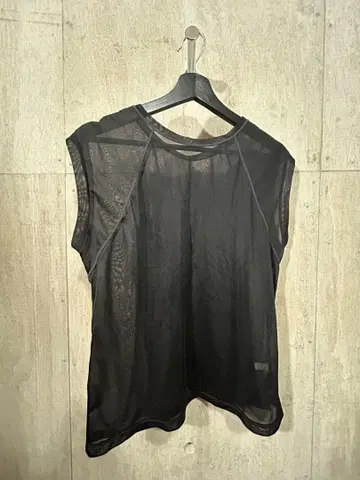 PUBLIC TOKYO 바이컬러 시어 탑