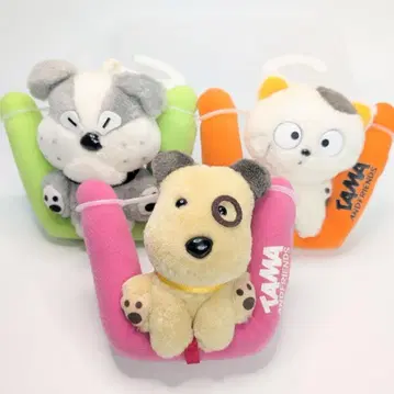 우리 타마 알고 있나요? 타마 & 프렌즈 행거 3점 묶음 판매 레어 쇼와