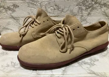 캥거루 베이지 스웨이드 레이스업 스니커즈 사이즈 27.5 정도