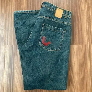 새상품급 트리플파이브서울 555Soul 데님 오버 사이즈 청바지