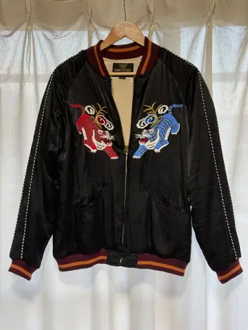 HOUSTON 스카잔 호랑이 자수 L 사이즈