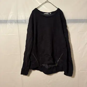 새상품급 ATHLETA 블랙 긴팔 상의 지퍼 [ M ] 블랙