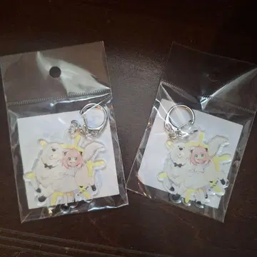 아냐 아크릴 키링 배지 세트