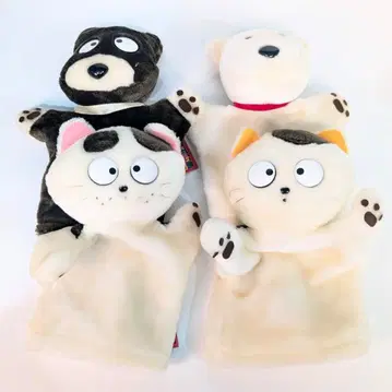 봉제 인형 택 포함 핸드 퍼펫 당시 물건 쇼와 레트로