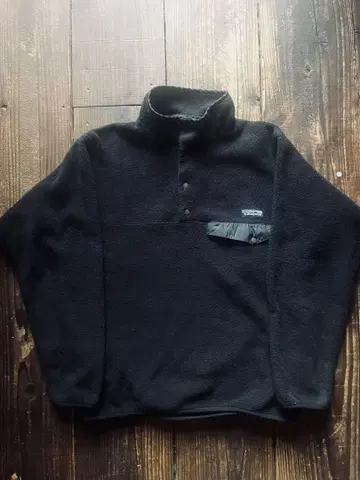90s Patagonia 파타고니아 신틸라 스냅T 올 블랙
