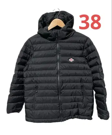 단톤 미들 다운 자켓 블랙 38