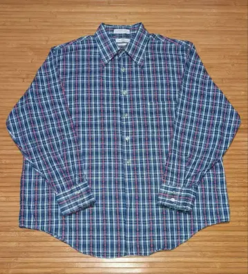 GRANTCREST 긴팔 셔츠 XL 체크 무늬 오버 사이즈 빅 사이즈