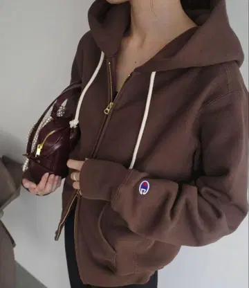 챔피온 SLOBE 별주 더블 지퍼 후드티