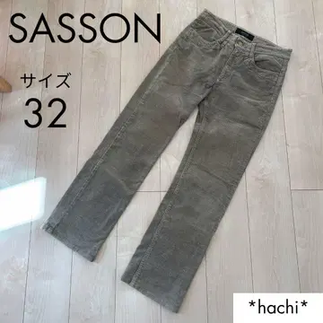 SASSON 사손 스트레이트 코듀로이 팬츠 카키