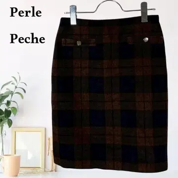 zB711 [ S ] Perle Peche 스커트 플랩 포켓