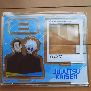 애니메이션 주술회전 회옥 편 아크릴 스탠드 고죠 사토루 게토 스구루