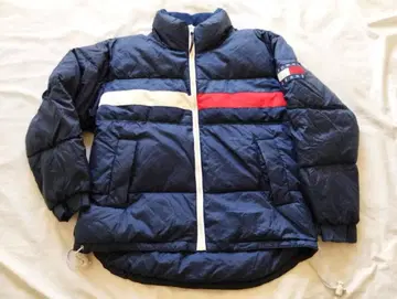 타미힐피거 Tommy Jeans 플래그 택 다운 자켓 L