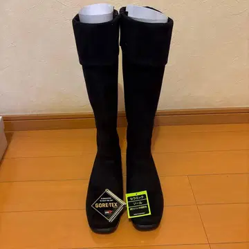 GORE-TEX 스웨이드 롱 부츠 블랙 ASAHI