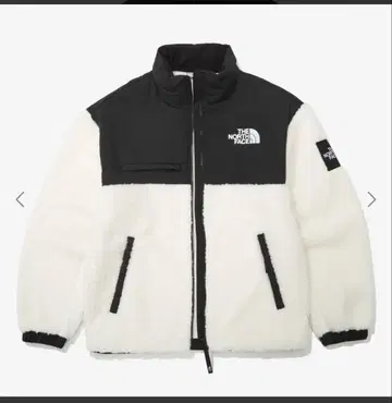 THE NORTH FACE 플리스 자켓 화이트/블랙 L 사이즈
