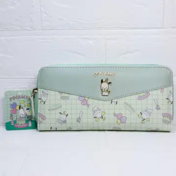 2 새상품 포차코 35주년 기념일 그린 장지갑 POCHACCO