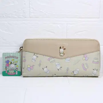 새상품 포차코 35주년 기념일 베이지 장지갑 POCHACCO