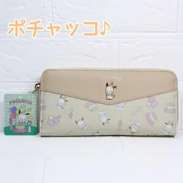 새상품 포차코 35주년 기념일 베이지 장지갑 POCHACCO