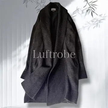 Luftrobe 루프트로브 롱 니트 가디건 두꺼운 원단 그레이 38