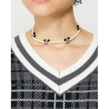 디즈니 마우지 미키 펄 초커