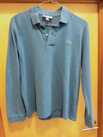 라코스테 클래식 핏 긴팔 피케 셔츠