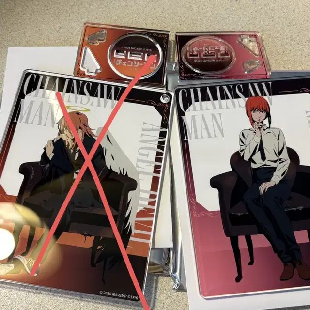 체인소맨 마키마 로프트팝업 사각 아크릴 스탠드