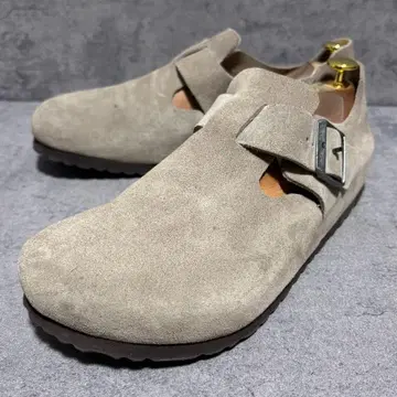 미사용급 버켄스탁 런던 도프 스웨이드 베이지 2158