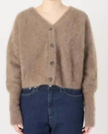 이에나 fluffy 퍼 가디건