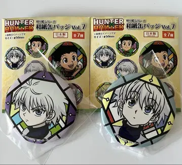 헌터헌터 키루아 와시 캔뱃지 2개 세트